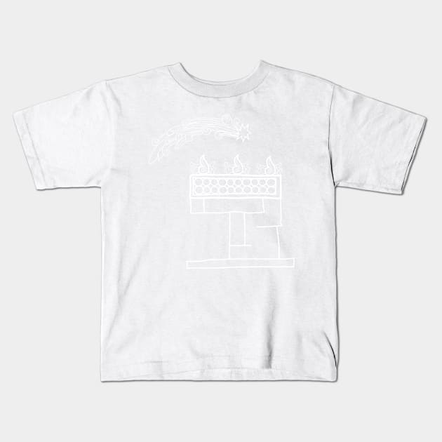 Prehispanic kite Kids T-Shirt by ocelotlcalli